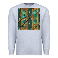 Heather Grey aztec and arrow Premium Sweatshirt - BundleAndBundleShop
