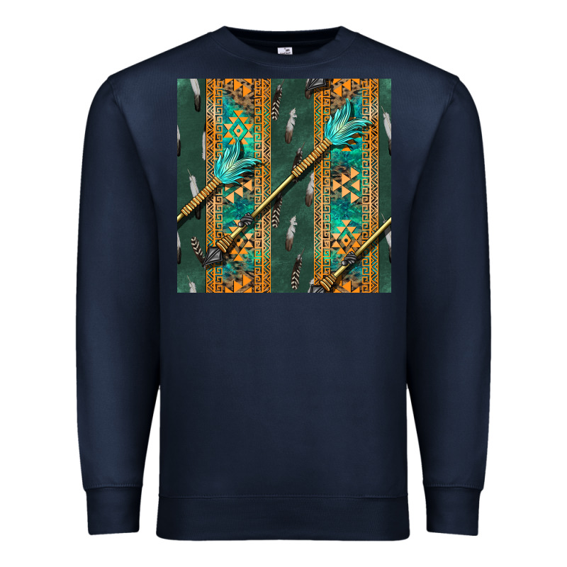 Aztec And Arrow Premium Sweatshirt by BundleAndBundleShop | Teevron