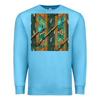 Ocean Blue aztec and arrow Premium Sweatshirt - BundleAndBundleShop