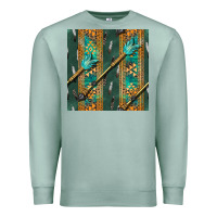 Seafoam aztec and arrow Premium Sweatshirt - BundleAndBundleShop