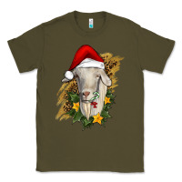 Army Green christmas goat Classic Tee - RanaPortraitStore