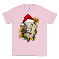 Bubblegum Pink christmas goat Classic Tee - RanaPortraitStore