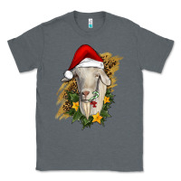 Charcoal Heather christmas goat Classic Tee - RanaPortraitStore