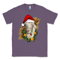 Lavender christmas goat Classic Tee - RanaPortraitStore