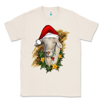 Natural christmas goat Classic Tee - RanaPortraitStore