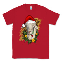Red christmas goat Classic Tee - RanaPortraitStore
