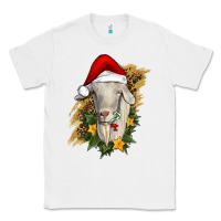 White christmas goat Classic Tee - RanaPortraitStore