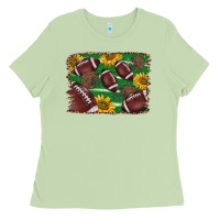 Matcha American football background Ladies Tee - BarkalooDesign