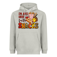 Moon Dust i'm just here for the snacks softball Heavyweight Hoodie - Jasminsmagicworld