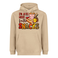 Mushroom i'm just here for the snacks softball Heavyweight Hoodie - Jasminsmagicworld
