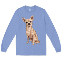 Colony Blue chihuahua Long Sleeve Tee - RanaPortraitStore