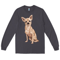 Smoke chihuahua Long Sleeve Tee - RanaPortraitStore