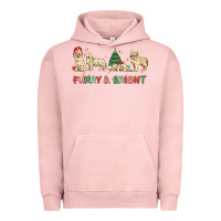 Pigment Salmon furry and bright Urban Hoodie - MaliasSmallBusiness