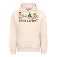 Sandshell furry and bright Urban Hoodie - MaliasSmallBusiness