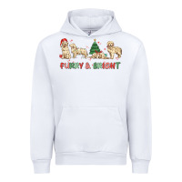 White furry and bright Urban Hoodie - MaliasSmallBusiness
