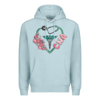 Blue Mist cna heart Premium Hoodie - MaliasSmallBusiness