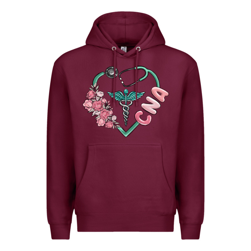 Cna Heart Premium Hoodie by MaliasSmallBusiness | Teevron