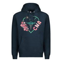 Navy cna heart Premium Hoodie - MaliasSmallBusiness