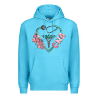 Ocean Blue cna heart Premium Hoodie - MaliasSmallBusiness