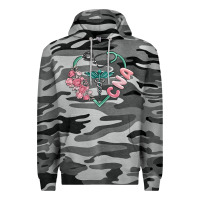 Slate Camo cna heart Premium Hoodie - MaliasSmallBusiness
