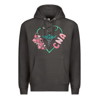Smoke cna heart Premium Hoodie - MaliasSmallBusiness