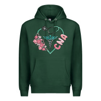 Sports Green cna heart Premium Hoodie - MaliasSmallBusiness