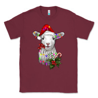 Burgundy christmas baby sheep Classic Tee - RanaPortraitStore
