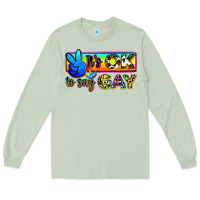 Matcha it's ok to say gay Long Sleeve Tee - Zillion Design Studio
