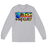 Moon Dust it's ok to say gay Long Sleeve Tee - Zillion Design Studio
