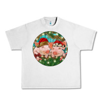 Lunar Rock Christmas Pigs Urban Heavy Tee - RanaPortraitStore