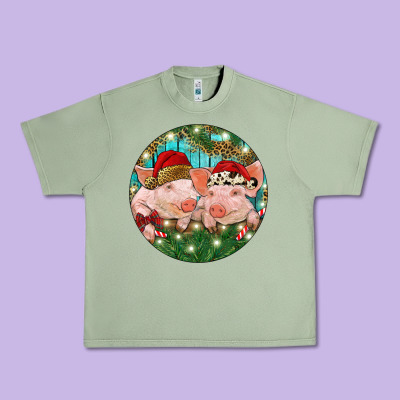 Urban Heavy Tee Christmas Pigs