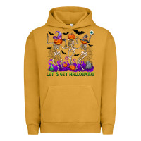 Pigment Peanut Butter let s get halloweird Urban Hoodie - NancyCooperArtShop