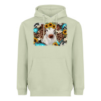 Matcha cowhide leopard calf Heavyweight Hoodie - JahusDesignShop