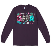Plum cma Long Sleeve Tee - texasbilliewilder