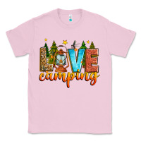 Bubblegum Pink love camping Classic Tee - Zillion Design Studio