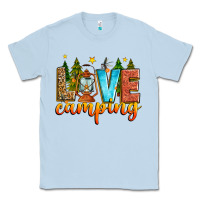Dusty Blue love camping Classic Tee - Zillion Design Studio