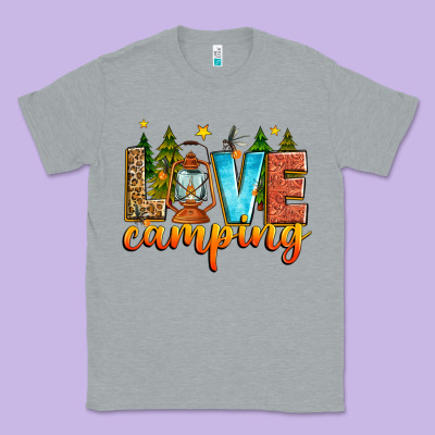 Love Camping Classic Tee Designed By Zillion Design Studio