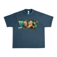Midnight Navy camping coffee cups Urban Heavy Tee - texasbilliewilder