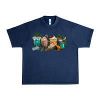 Navy camping coffee cups Urban Heavy Tee - texasbilliewilder