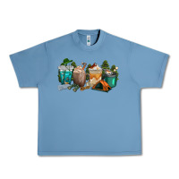 Pebble Blue camping coffee cups Urban Heavy Tee - texasbilliewilder