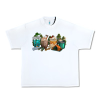 White camping coffee cups Urban Heavy Tee - texasbilliewilder