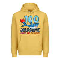 Antique Gold 100 jawsome days of school Premium Hoodie - MaliasSmallBusiness