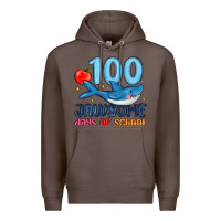 Coffee 100 jawsome days of school Premium Hoodie - MaliasSmallBusiness