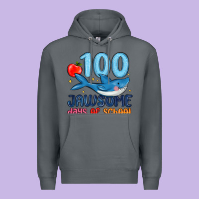 100 Jawsome Days Of School Premium Hoodie Designed By Maliassmallbusiness