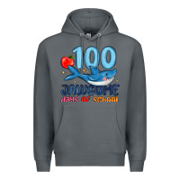 Rock 100 jawsome days of school Premium Hoodie - MaliasSmallBusiness