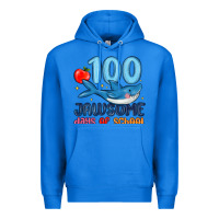 True Royal 100 jawsome days of school Premium Hoodie - MaliasSmallBusiness