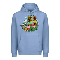 Colony Blue Campeche State Of Mexico Map Premium Hoodie - RanaPortraitStore