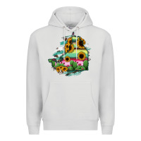 Dove Grey Campeche State Of Mexico Map Premium Hoodie - RanaPortraitStore