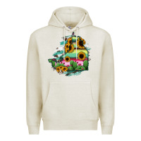 Oatmeal Heather Campeche State Of Mexico Map Premium Hoodie - RanaPortraitStore