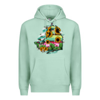 Seafoam Campeche State Of Mexico Map Premium Hoodie - RanaPortraitStore